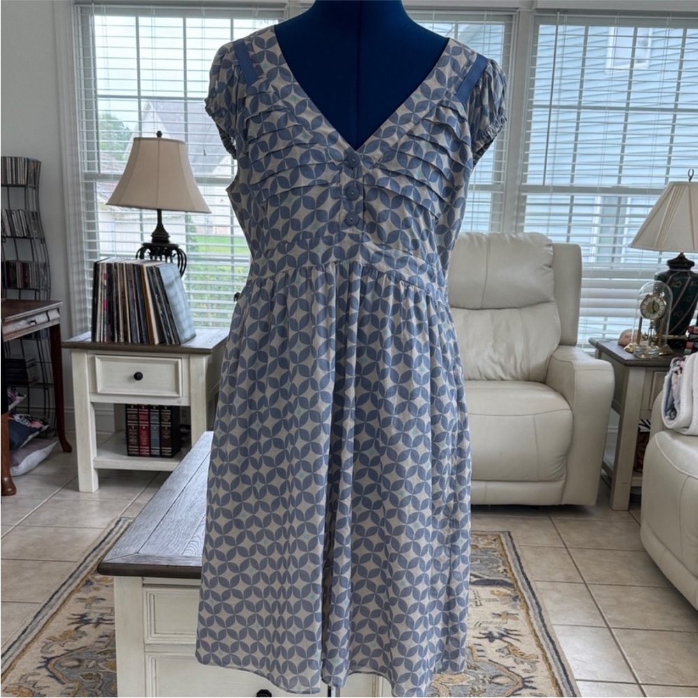 Fossil Blue Patterned Women's Dress